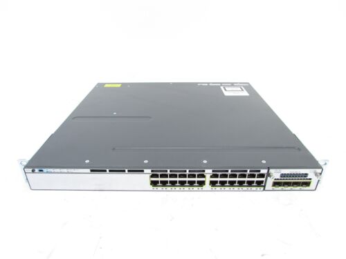 Cisco Catalyst WS-C3750X-24T-L V02 24-Port Gigabit Ethernet Switch C4