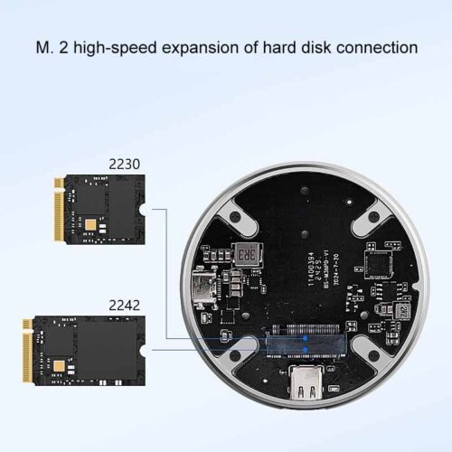 User Centric Design Aluminum Alloy NVMe Case for Efficient Data Management