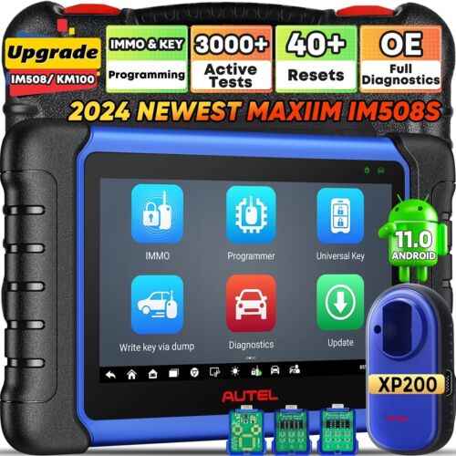 2024 Autel MaxiIM IM508S IMMO keys F.~ob pr.gra~ming, Tool Diagnostic 40+Service