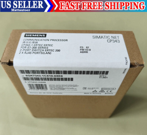 1PCS New Siemens 6GK7343-1CX10-0XE0 Communication Processor 6GK7 343-1CX10-0XE0