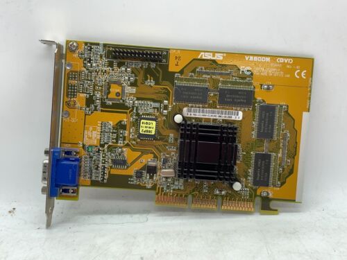 ASUS V3800M NVIDIA Riva TNT2 Video Card AGP x4 V3800M (DVI)