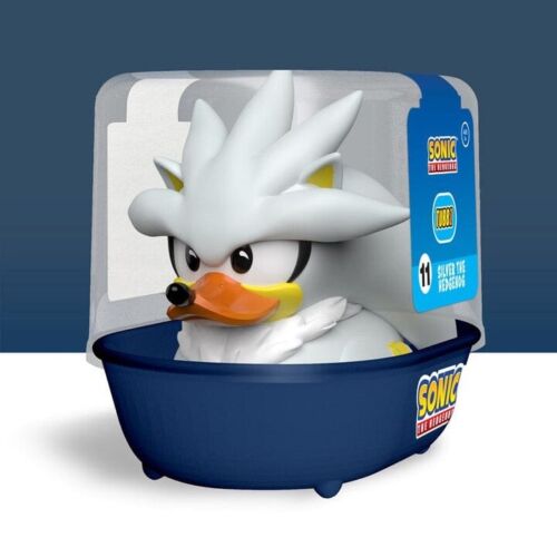 TUBBZ 1st EDITION SONIC Silver Hedgehog Collectible Duck Vinyl Figure JEEP