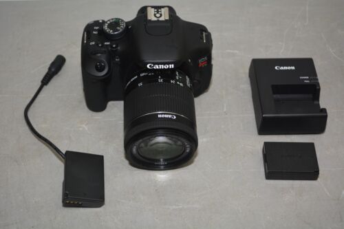 ^ Canon EOS Rebel T3i 18.0MP Digital SLR Camera W/ 18-55mm Lens Charger Battery