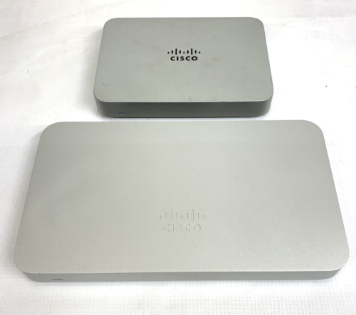 LOT OF 2 Meraki Z1 Firewall Gateway + Cisco Meraki MX64 Security – UNCLAIMED