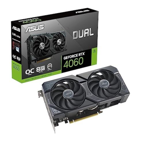 ASUS Dual Geforce RTX 4060 Oc Edition 8Gb Gddr6 (Pcie 4.0, 8Gb Gddr6, Dl