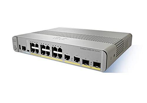 Cisco Catalyst 3560CX-8PC-S Network Switch 8 Gigabit Ethernet (GbE) Ports 8 PoE