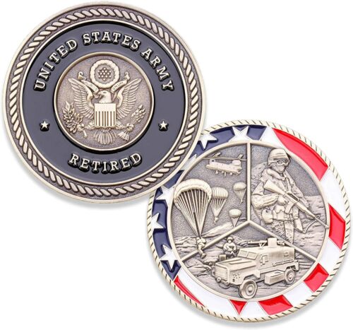 United States Army Retired Service Coin