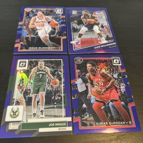 Lot (11) 2017-22 Optic Basketball PURPLE PARALLELS Zion DeRozan Vince Carter (e5