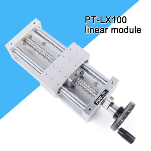 130mm Stroke CNC Linear Slide Actuator Manual Precision Ball Screw Sliding Table