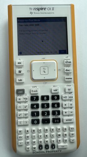 Texas Instruments TI Nspire CX II Graphing Calculator (No Charger / No Cover)