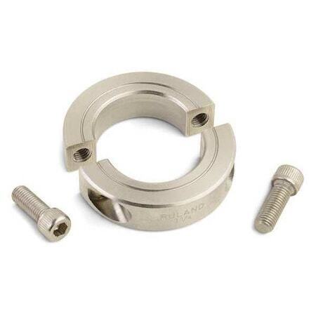 Ruland Msp-55-Ss Shaft Collar,Clamp,2Pc,55Mm,303 Ss