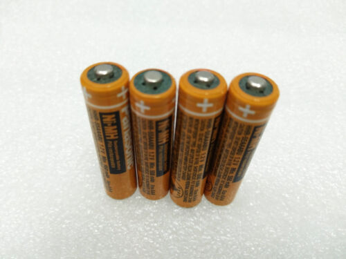 4pcs New Battery 550mAh 1.2V AAA RECHARGEABLE LI-ION NI-MH HHR-55AAABU