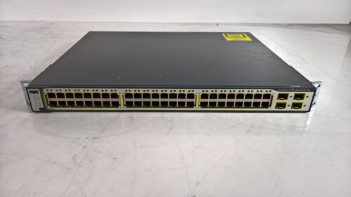 Cisco Catalyst 3750 WS-C3750-48PS-S 48-Port Fast PoE Ethernet Switch