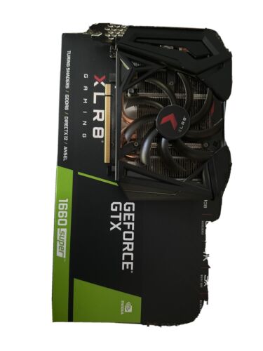 PNY XLR8 GeForce GTX 1660 SUPER 6GB GDDR6 Overclocked Edition Gaming GPU SEALED