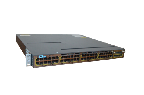 Cisco Catalyst 3750-X Series WS-C3750X-48T-S w/ 350WAC PS, 2X FANS, & Net Mod.