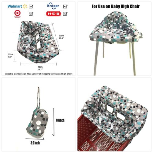 Pozico Shopping Cart Cover for Baby or High Chair Cover,Baby Shopping Cart Cover