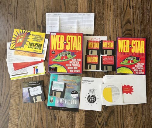 Web-Star Mac Server Software Complete Kit Excellent Condition Macintosh Rare