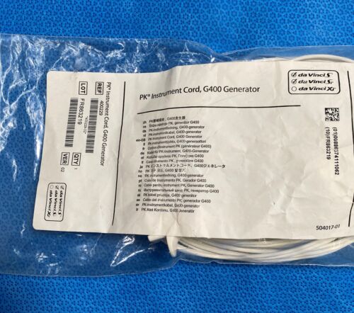 Intuitive Surgical PK Instrument Cord, G400 Generator 400229 *NEW*