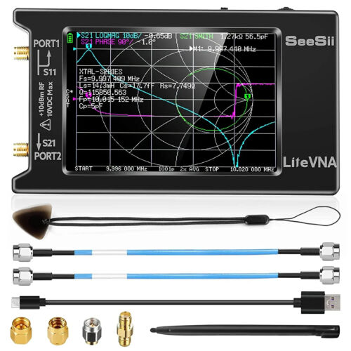 Spectrum Analyzer 50kHz-6.3GHz Vector Network Analyzer Support Data Storage