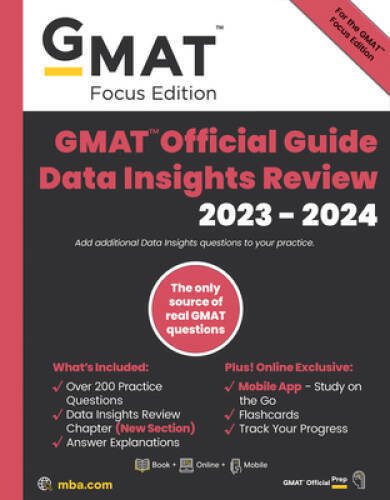 GMAT Official Guide Data Insights Review 2023-2024: Book  Online Questi – GOOD