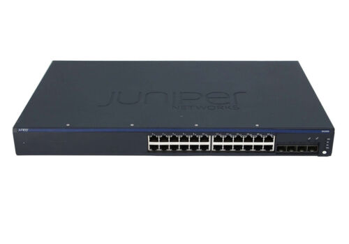 Juniper EX2200-24P-4G Managed Ethernet PoE Switch 24-Port 1 Year Warranty