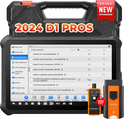 2024 OTOFIX D1 PROS OBD2 Car All System Auto Diagnostic Scanner Tool Android 11