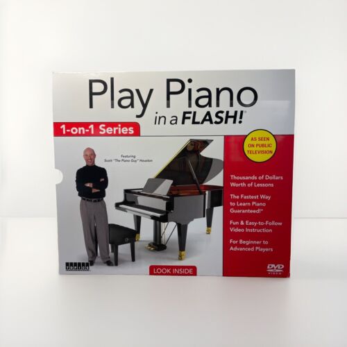 Play Piano In A Flash! 1 On 1 Series 11 DVDs Scott Houston Piano Guy PBS Lessons