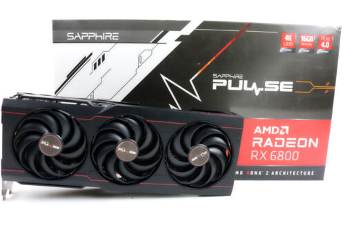 Sapphire Radeon RX 6800 16GB Pulse GPU w/Box | 1yr Warranty, Fast Ship!