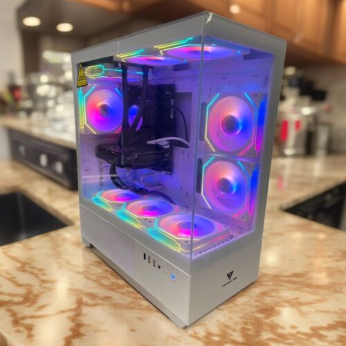 Gaming PC ARGB Desktop UP to i7-9700 64GB 2TB SSD 3TB HDD RTX 4060 Liquid WIN11