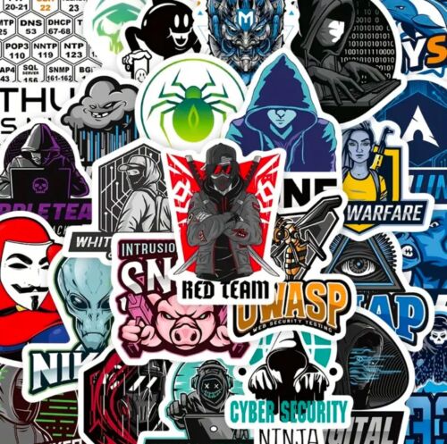 Lot Of Various Sticker Decals – Cybersecurity And InfoSec edition – US Shipping