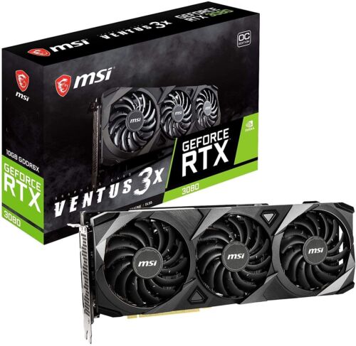 MSI GeForce RTX 3080VENTUS 3X 10G OC Graphics Board VD7358