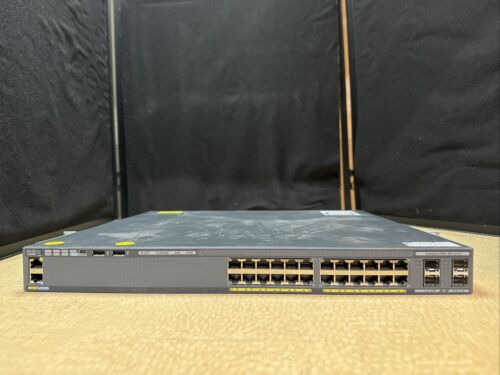 Cisco Catalyst WS-C2960XR-24PS-I V06 24-Port Managed Network Switch