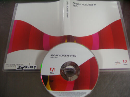 Adobe Acrobat  9 Pro Full for Windows PC Licensed for 2 PCs =PERMANENT VERSION=