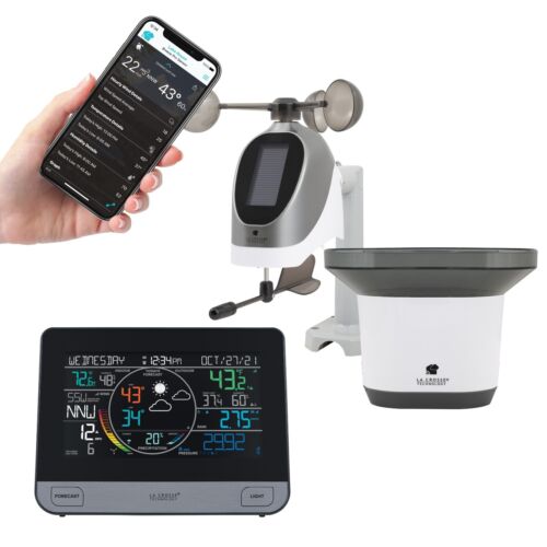 V61 La Crosse Technology View Remote Monitoring WiFi Weather Station – Open Box