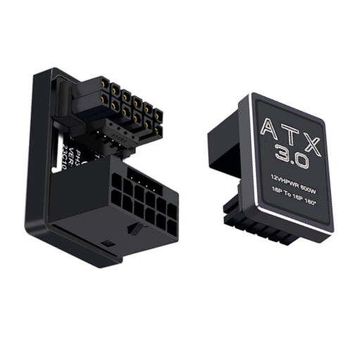 ATX3.0 12VHPWR 12+4 16Pin 600W Power Supply Adapter 180 Degree Turn Connectors s