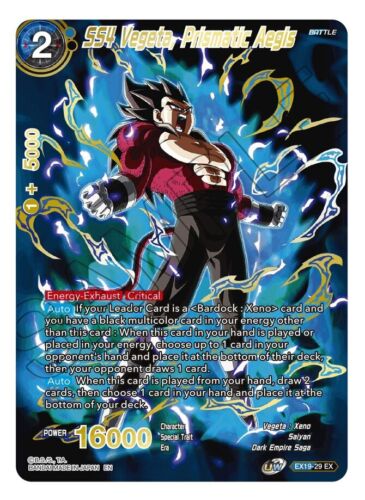 NM-Mint DBS:M SS4 Vegeta, Prismatic Aegis – EX19-29 – EX Special Anniversary Set