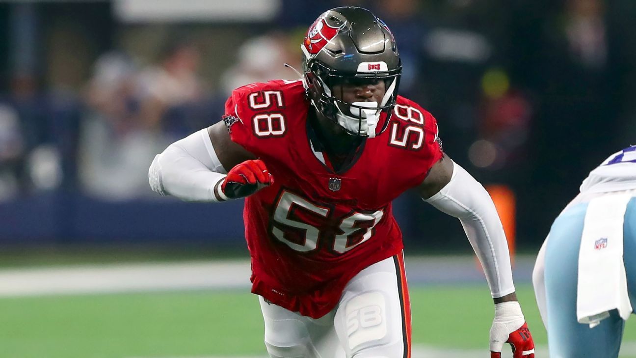 Ex-Pro Bowl LB Shaquil Barrett returns to Buccaneers