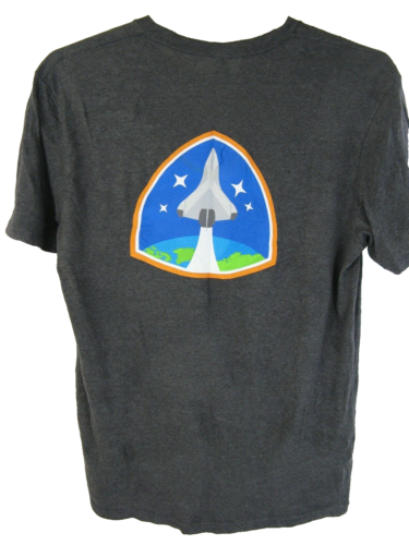 Nutanix University Space Shuttle 2 Sided T-Shirt Men’s size Large in 50/50 Blend