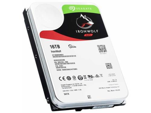 NEW Seagate IronWolf 16TB 7200rpm 3.5″ SATA III Hard Drive ST16000VN001