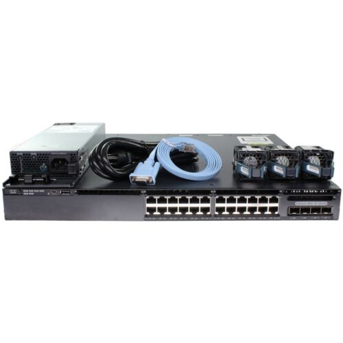 Cisco Catalyst WS-C3650-24TD-S 24P 1GbE 2P SFP+ 2P SFP Switch