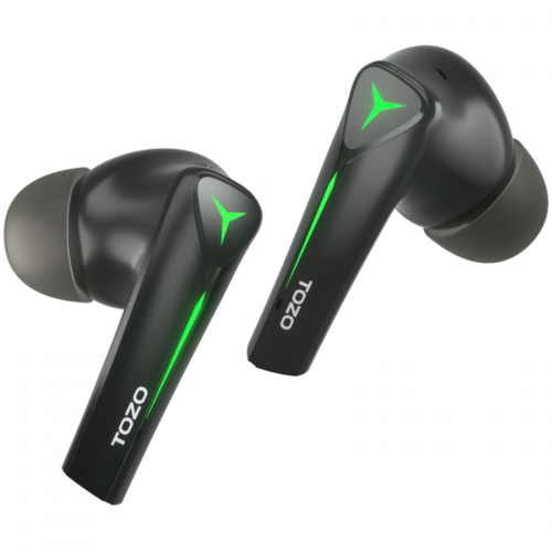 TOZO Gaming Pods Earbuds Bluetooth 5.3 Wireless Gaming Headset with Microphone