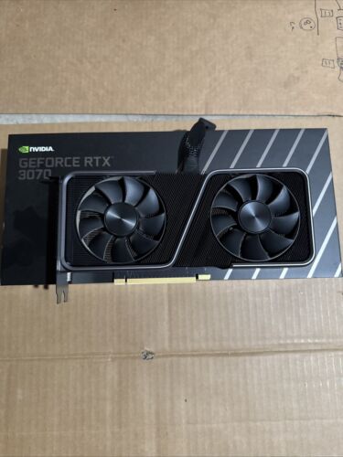 NVIDIA GeForce RTX 3070 Founders Edition 8GB GDDR6 Graphics Card – Dark…