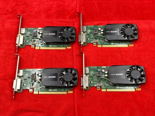 4 PCS PNY NVIDIA QUADRO K620 2GB DDR3 PCIe x16 GRAPHICS CARD P/N: VCQK620-T