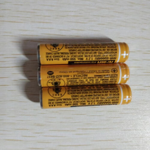 3pcs HHR-55AAABU AAA 1.2V 550mAh 7# Rechargeable Battery Warranty