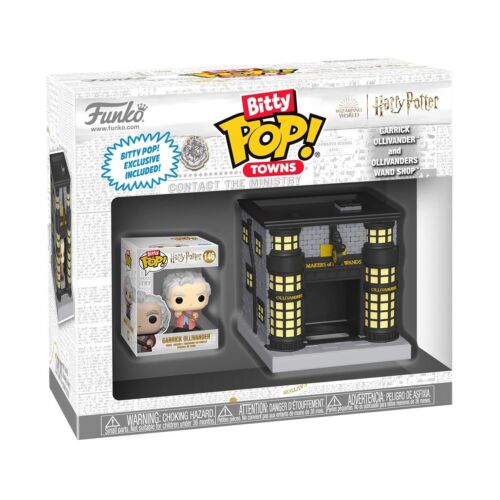 Funko Pop! Bitty Town: Harry Potter – Garrick Ollivander and Ollivander’s Wand S