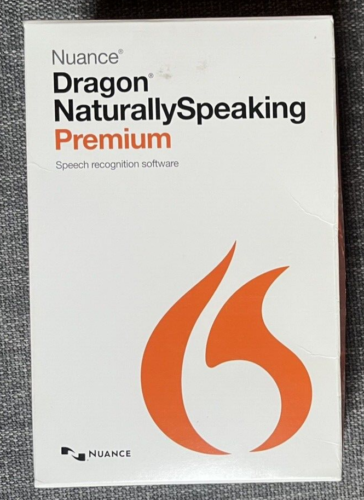 Nuance Dragon Naturally Speaking Premium Speech Recognition – Ver-13 w/ Head Set