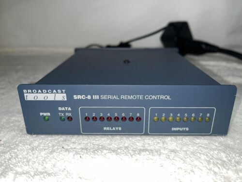 Broadcast Tools SRC-8 III Serial Remote Control radio monitoring gear