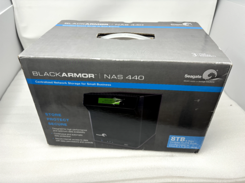 Seagate BlackArmor NAS 440 8TB Centralized Network Storage – NEW