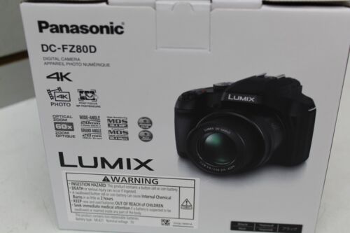 Panasonic LUMIX FZ80D DC-FZ80DP-K Point and Shoot 4K Digital Camera 20-1200mm