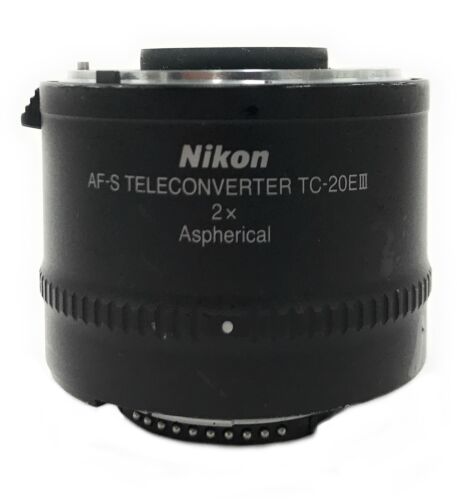 Nikon AF-S Teleconverter TC-20E III 2x for Nikon Digital SLR Camera w/ Lens Cap